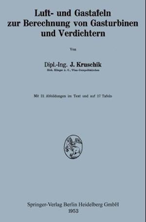 Luft- und Gastafeln zur Berechnung von Gasturbinen und Verdichtern