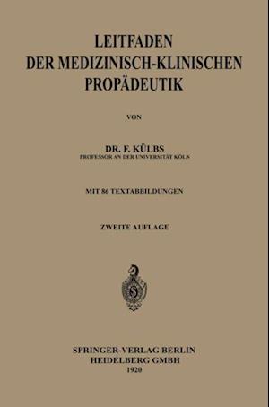 Leitfaden der medizinisch-klinischen Propädeutik