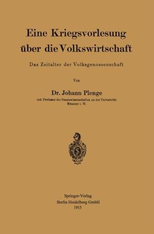 Eine Kriegsvorlesung über die Volkswirtschaft