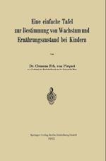 Eine einfache Tafel zur Bestimmung von Wachstum und Ernährungszustand bei Kindern