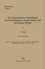 Die systematischen Verhältnisse bei Notodiaptomus Anisitsi Daday und perelegans Wright