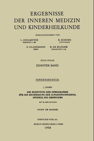 Die Bedeutung der Spirographie für die Beurteilung der Lungeninsuffizienz, speziell des Emphysems