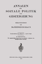 Der gegenwärtige Stand und die nächsten Aufgaben der Kriegsinvaliden-Fürsorge