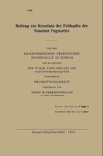 Beitrag zur Kenntnis der Feldspäte der Tessiner Pegmatite