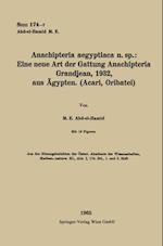 Anachipteria aegyptiaca n. sp.: Eine neue Art der Gattung Anachipteria Grandjean, 1932, aus Ägypten. (Acari, Oribatei)