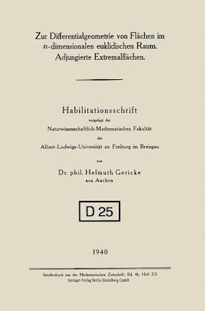 Zur Differentialgeometrie von Flächen im n-dimensionalen euklidischen Raum. Adjungierte Extremalflächen