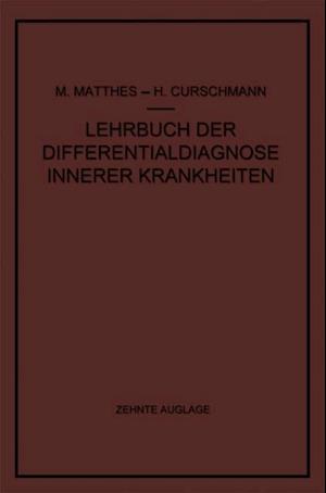 Lehrbuch der Differentialdiagnose innerer Krankheiten