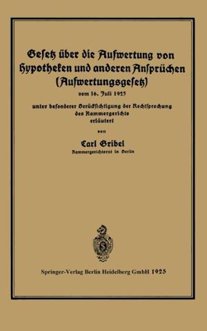 Gesetz über die Aufwertung von Hypotheken und anderen Ansprüchen (Aufwertungsgesetz)