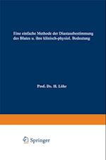 Eine einfache Methode der Diastasebestimmung des Blutes u. ihre klinisch-physiol. Bedeutung