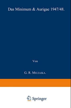 Das Minimum von zeta Aurigae 1947/48