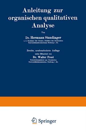 Anleitung zur organischen qualitativen Analyse