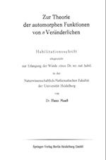 Zur Theorie der automorphen Funktionen von n Veränderlichen