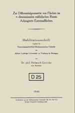 Zur Differentialgeometrie von Flächen im n-dimensionalen euklidischen Raum. Adjungierte Extremalflächen