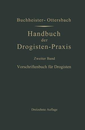 Vorschriftenbuch für Drogisten