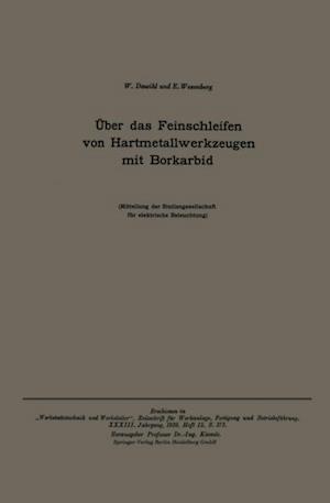 Über das Feinschleifen von Hartmetallwerkzeugen mit Borkarbid