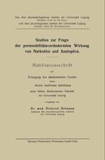 Studien zur Frage der permeabilitätsverändernden Wirkung von Narkotica und Analeptica