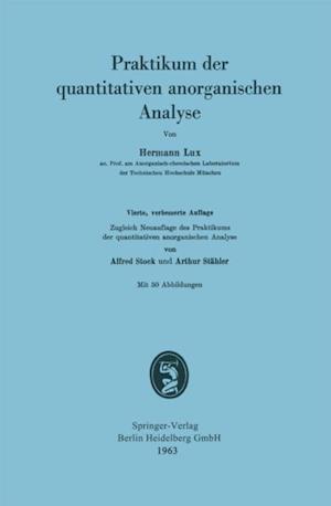 Praktikum der quantitativen anorganischen Analyse