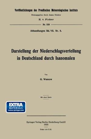 Darstellung der Niederschlagsverteilung in Deutschland durch Isanomalen