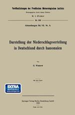 Darstellung der Niederschlagsverteilung in Deutschland durch Isanomalen