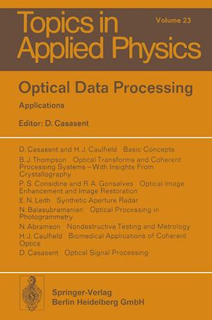 Optical Data Processing