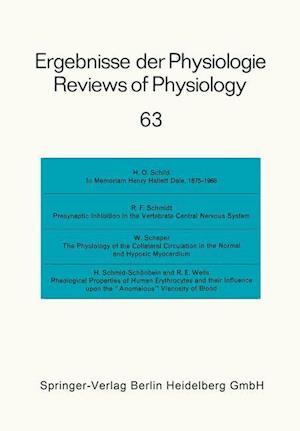 Ergebnisse der Physiologie / Reviews of Physiology