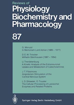 Reviews of Physiology, Biochemistry and Pharmacology