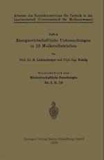 Energiewirtschaftliche Untersuchungen in 15 Molkereibetrieben