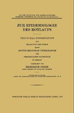 Zur Epidemiologie des Rotlaufs