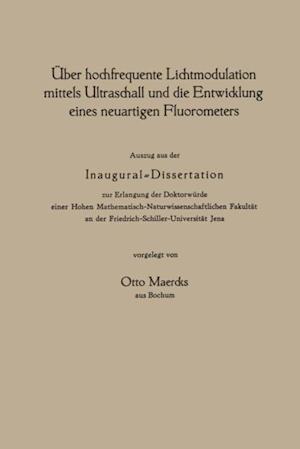 Über hochfrequente Lichtmodulation mittels Ultraschall und die Entwicklung eines neuartigen Fluorometers