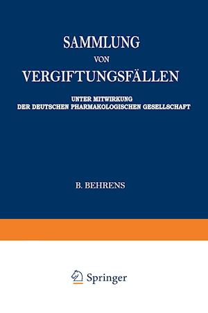 Sammlung Von Vergiftungsfällen