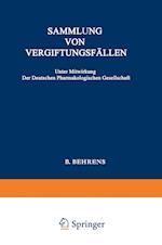 Sammlung Von Vergiftungsfällen