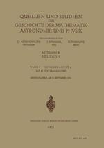 Quellen Und Studien &#438;ur Geschichte Der Mathematik Astronomie Und Physik