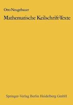 Mathematische Keilschrift-Texte
