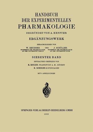 Handbuch Der Experimentellen Pharmakologie