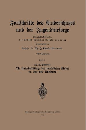 Fortschritte des Kinderschutzes und der Jugendfürsorge