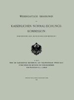 Über die Gleichzeitige Bestimmung der Teilungsfehler Zweier Maszstäbe Durch die Methode des Durchschiebens