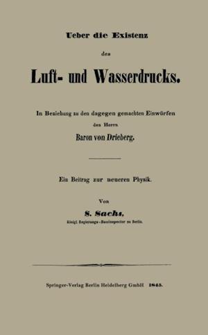 Ueber die Existenz des Luft- und Wasserdrucks