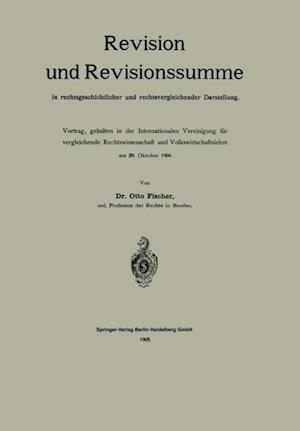 Revision und Revisionssumme in rechtsgeschichtlicher und rechtsvergleichender Darstellung