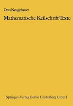 Mathematische Keilschrift-Texte