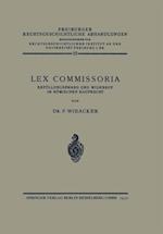 Lex Commissoria