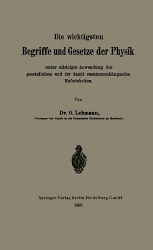 Die wichtigsten Begriffe und Gesetze der Physik