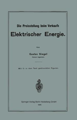 Die Preisstellung beim Verkaufe Elektrischer Energie