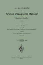 Jahresbericht der forstlich-phänologischen Stationen Deutschlands