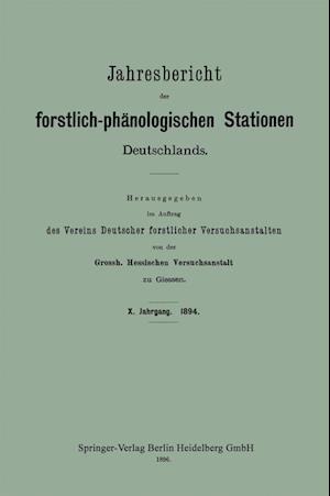 Jahresbericht der forstlich-phänologischen Stationen Deutschlands