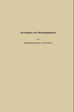 Zur Kenntnis der Milchphosphatasen