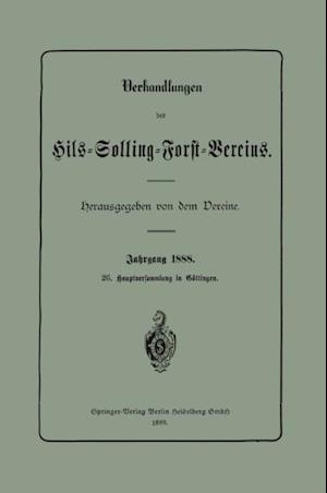 Verhandlungen des Hils-Solling-Forst-Vereins