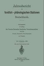 Jahresbericht der forstlich-Phänologischen Stationen Deutschlands