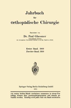 Jahrbuch für orthopädische Chirurgie