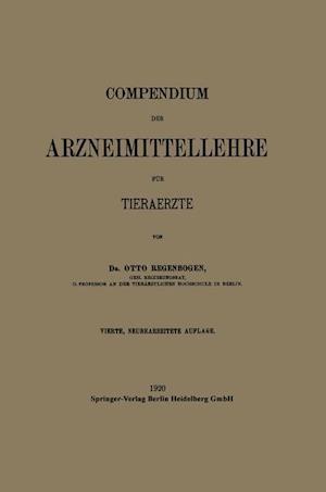 Compendium Der Arzneimittellehre Für Tieraerzte