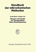 Waagen und Wägung; Geräte zur Anorganischen Mikro-Gewichtsanalyse